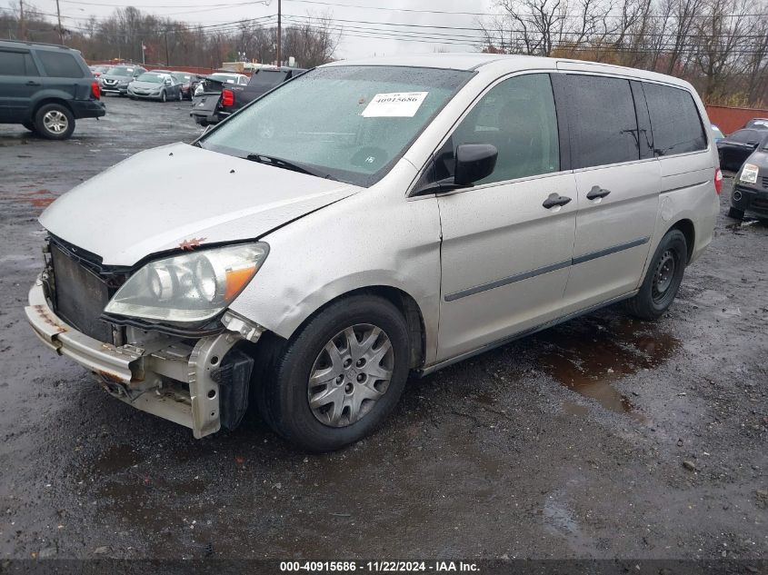 2006 Honda Odyssey Lx VIN: 5FNRL38256B087149 Lot: 40915686