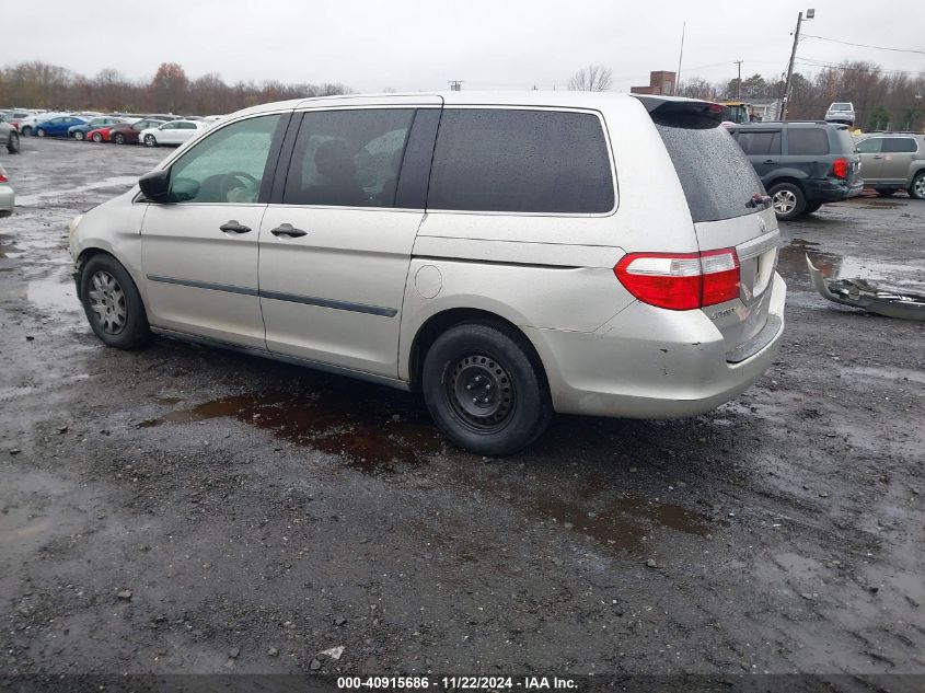 2006 Honda Odyssey Lx VIN: 5FNRL38256B087149 Lot: 40915686