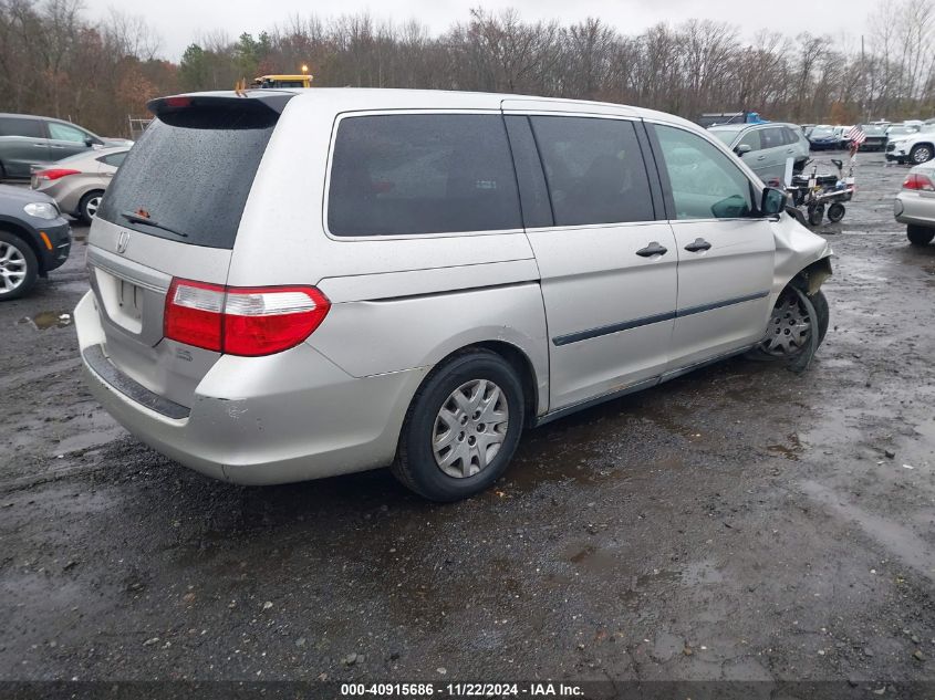 2006 Honda Odyssey Lx VIN: 5FNRL38256B087149 Lot: 40915686