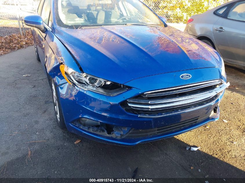 2017 Ford Fusion Se VIN: 3FA6P0H74HR125558 Lot: 40915743