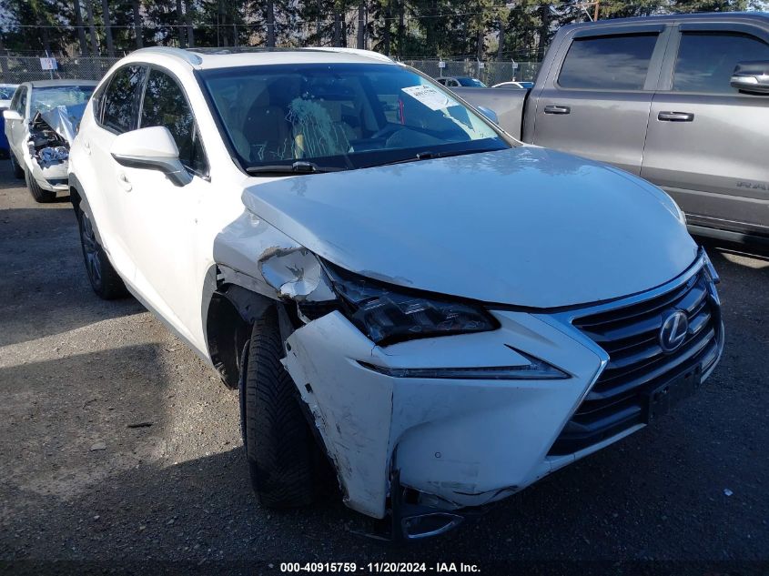 2016 Lexus Nx 300H VIN: JTJBJRBZ6G2033358 Lot: 40915759