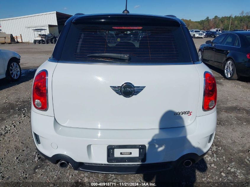 2013 Mini Countryman Cooper S VIN: WMWZC3C51DWP22844 Lot: 40915771