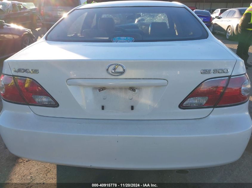 2002 Lexus Es 300 VIN: JTHBF30G125035737 Lot: 40915778