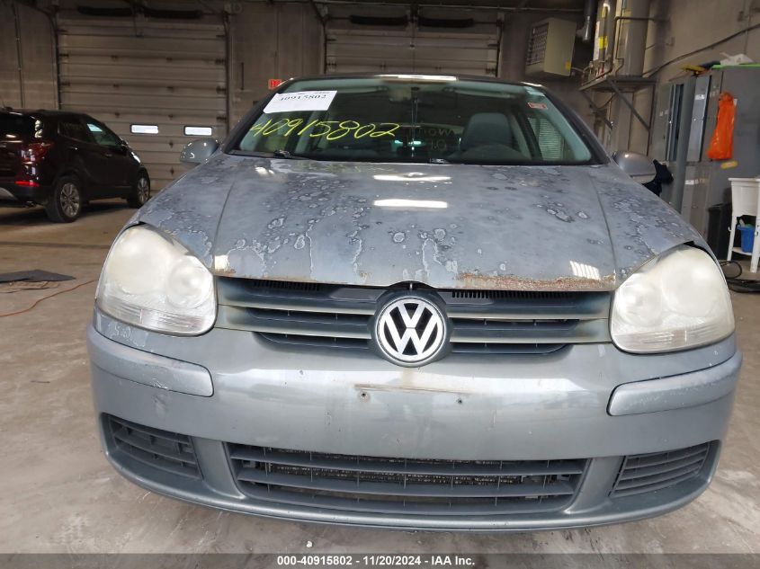 2008 Volkswagen Rabbit S VIN: WVWBA71K78W003467 Lot: 40915802