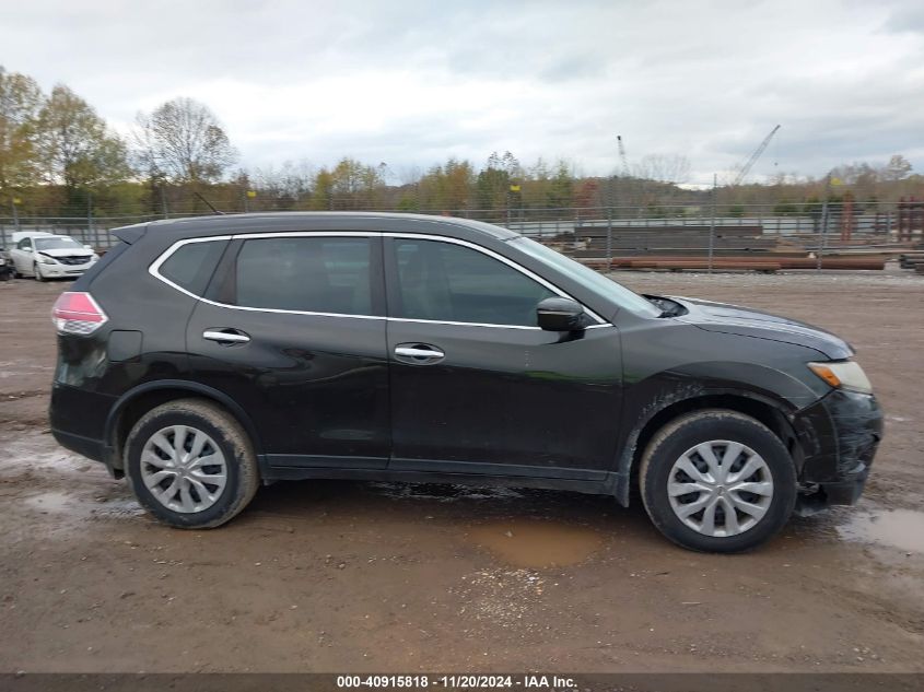 2015 Nissan Rogue S/Sl/Sv VIN: KNMAT2MT2FP52348 Lot: 40915818