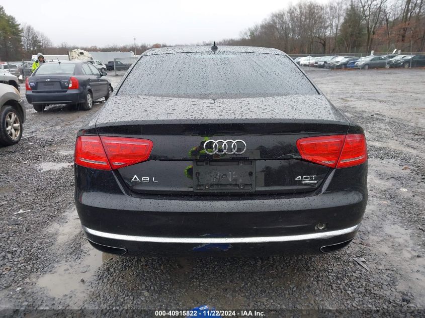 2013 Audi A8 L 4.0T VIN: WAUR2AFD7DN011195 Lot: 40915822