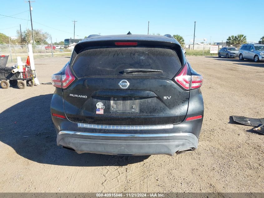 2015 Nissan Murano Sv VIN: 5N1AZ2MG3FN240535 Lot: 40915846