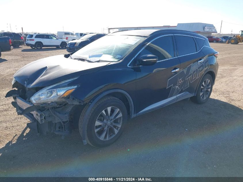 2015 Nissan Murano Sv VIN: 5N1AZ2MG3FN240535 Lot: 40915846