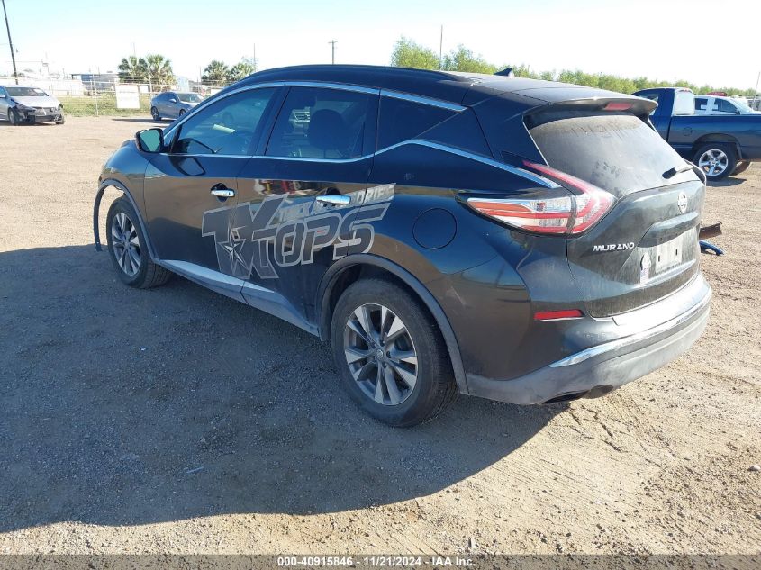 2015 Nissan Murano Sv VIN: 5N1AZ2MG3FN240535 Lot: 40915846