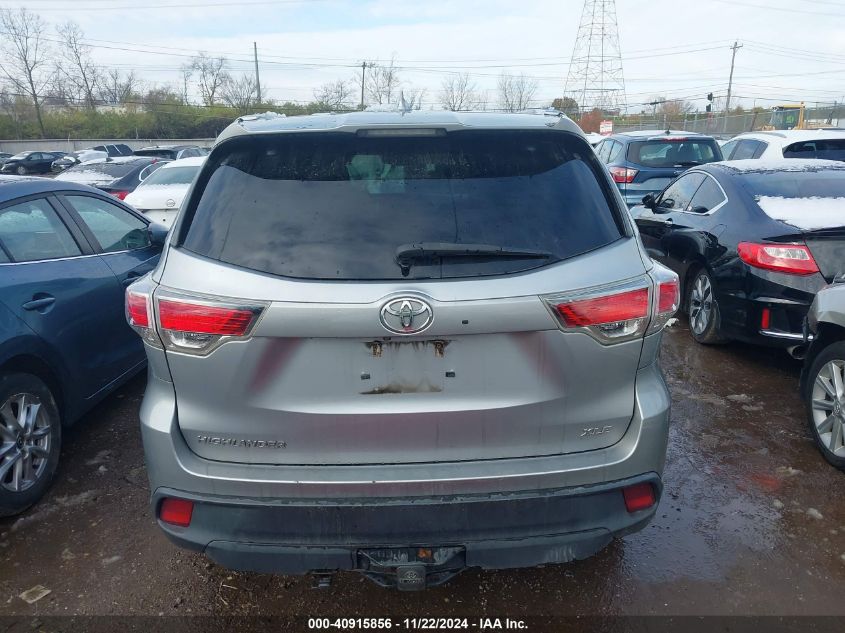 2015 Toyota Highlander Xle V6 VIN: 5TDKKRFH5FS120063 Lot: 40915856