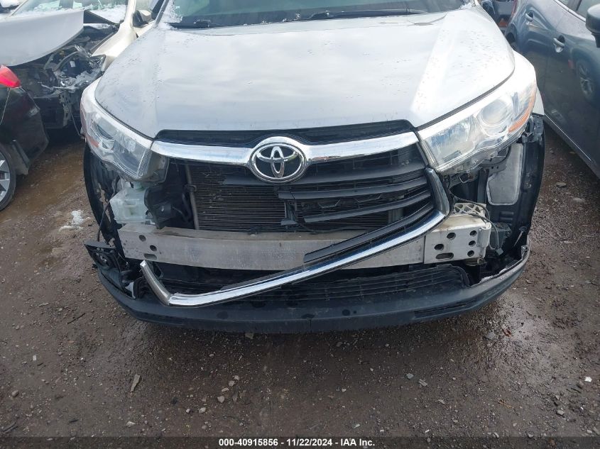 2015 TOYOTA HIGHLANDER XLE V6 - 5TDKKRFH5FS120063