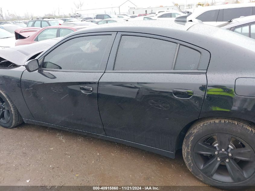 2018 Dodge Charger Sxt Plus Rwd VIN: 2C3CDXHG5JH166947 Lot: 40915860