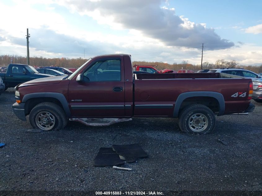 2000 Chevrolet Silverado 2500 Ls VIN: 1GCGK24U8YE186709 Lot: 40915883