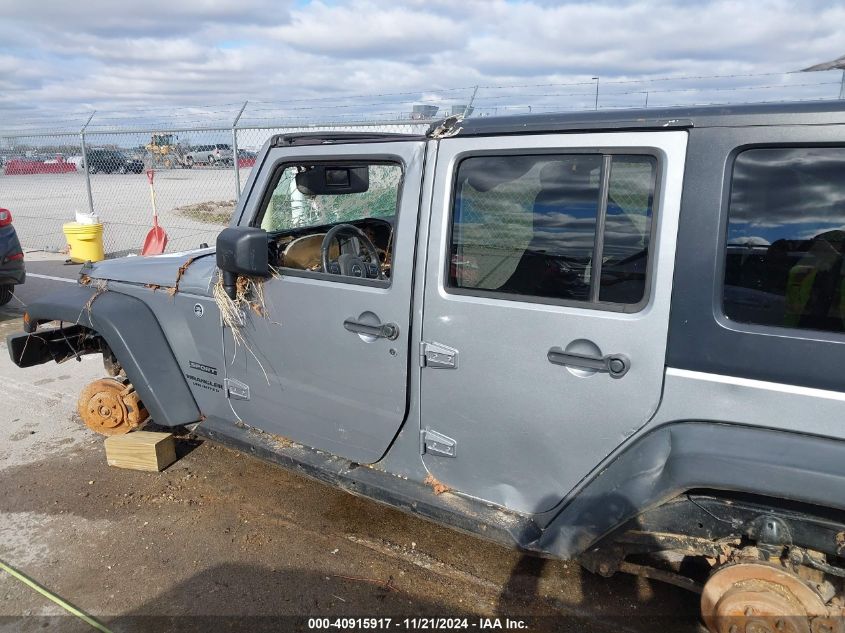 2014 Jeep Wrangler Unlimited Sport VIN: 1C4BJWDG0EL320652 Lot: 40915917