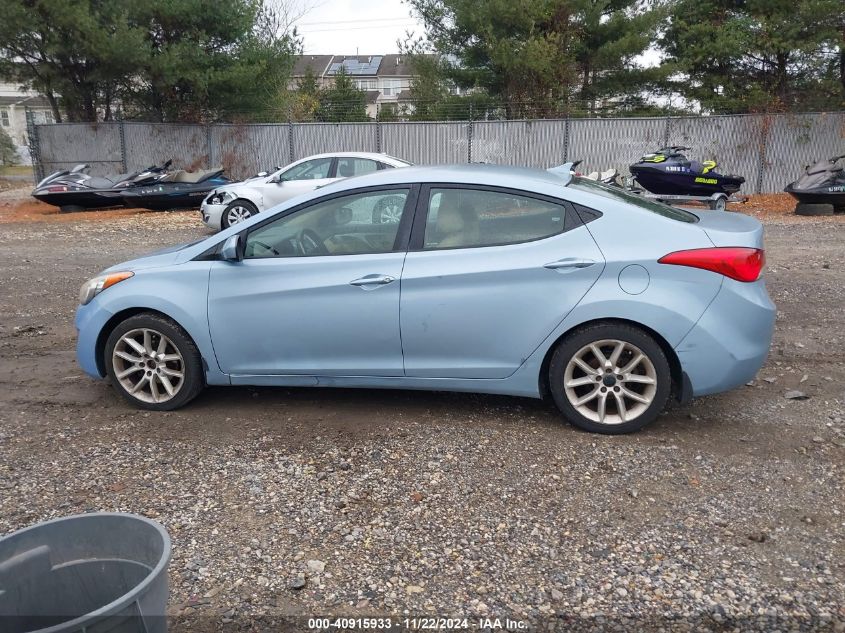 2013 Hyundai Elantra Gls VIN: KMHDH4AE0DU497816 Lot: 40915933