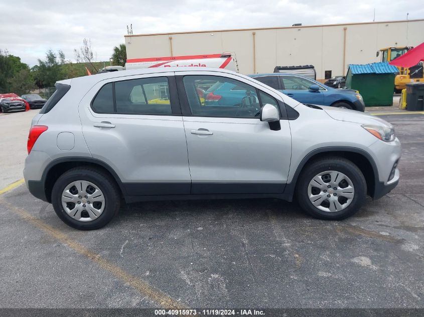 2018 Chevrolet Trax Ls VIN: 3GNCJKSB7JL367154 Lot: 40915973