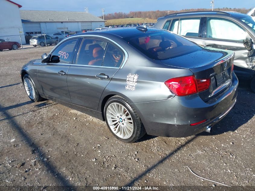 2015 BMW 335I xDrive VIN: WBA3B9G55FNR94862 Lot: 40915990