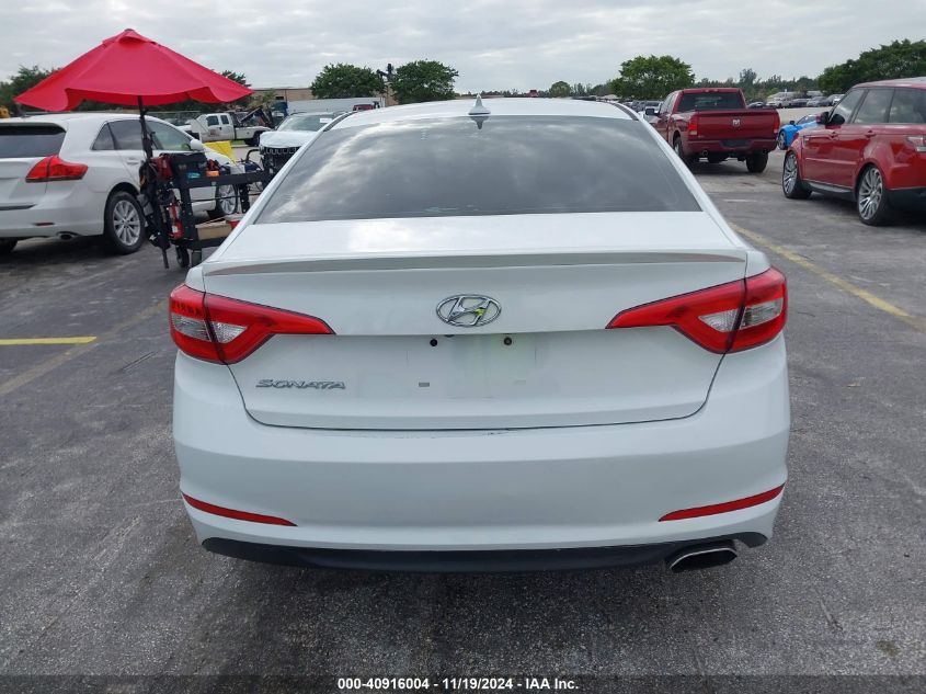 2016 Hyundai Sonata Se VIN: 5NPE24AF0GH333404 Lot: 40916004