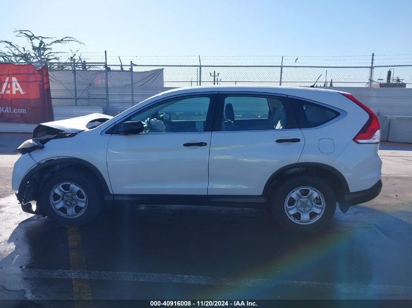 2014 Honda Cr-V Lx VIN: 5J6RM3H3XEL005332 Lot: 40916008