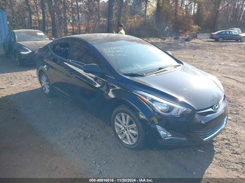 2015 HYUNDAI ELANTRA SE - KMHDH4AE1FU355381