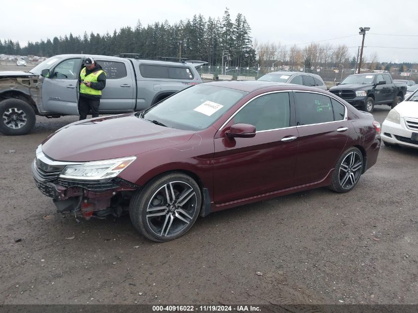 2016 Honda Accord Touring VIN: 1HGCR3F99GA035197 Lot: 40916022