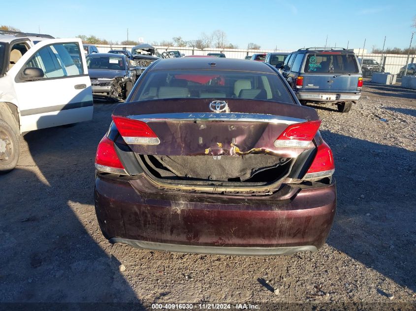 2011 Toyota Avalon VIN: 4T1BK3DB9BU412960 Lot: 40916030