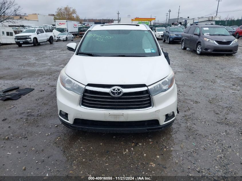 2016 Toyota Highlander Xle V6 VIN: 5TDJKRFH3GS270895 Lot: 40916055