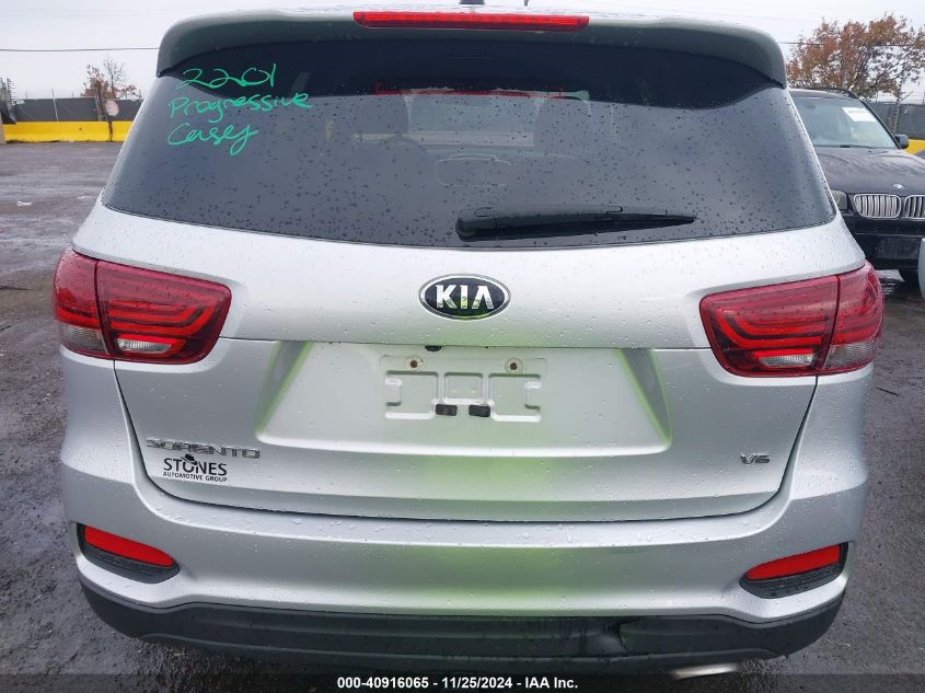 2019 Kia Sorento 3.3L Lx VIN: 5XYPGDA57KG570814 Lot: 40916065