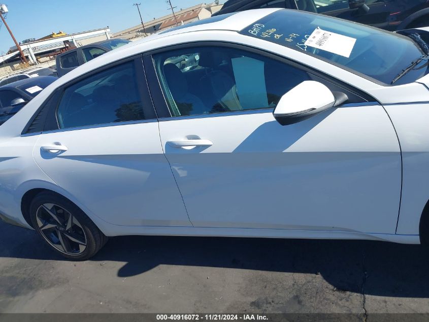 2023 Hyundai Elantra Hybrid Limited VIN: KMHLN4AJ6PU041471 Lot: 40916072