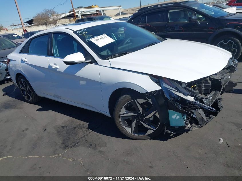 2023 Hyundai Elantra Hybrid Limited VIN: KMHLN4AJ6PU041471 Lot: 40916072