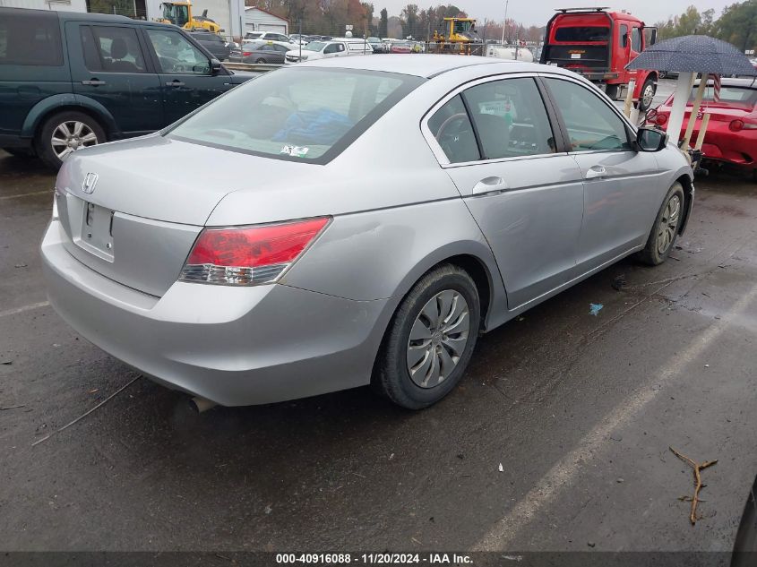 2010 Honda Accord 2.4 Lx VIN: 1HGCP2F38AA158783 Lot: 40916088