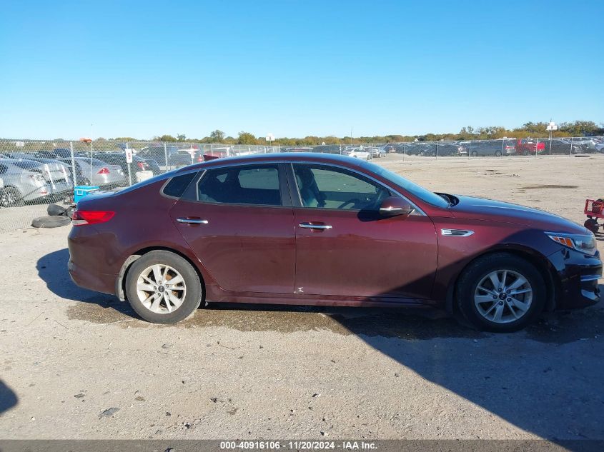 2016 Kia Optima Lx VIN: 5XXGT4L35GG095294 Lot: 40916106