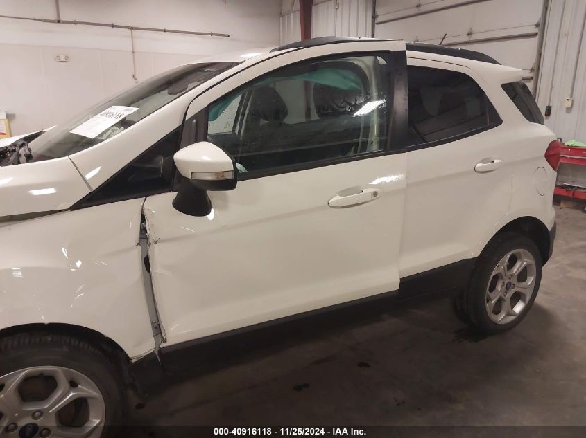 2022 Ford Ecosport Se VIN: MAJ6S3GLXNC469999 Lot: 40916118