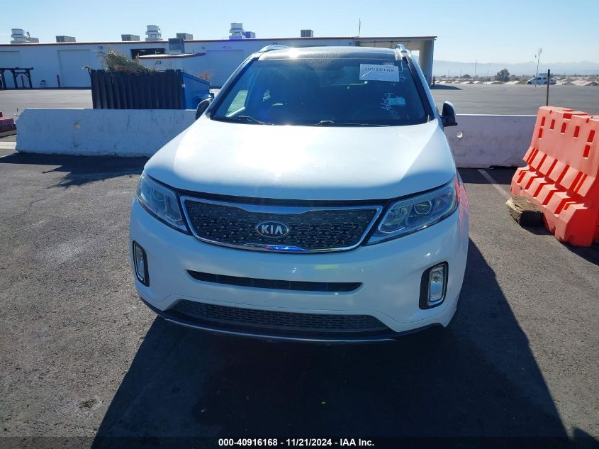 2014 Kia Sorento Sx V6 VIN: 5XYKWDA7XEG522890 Lot: 40916168