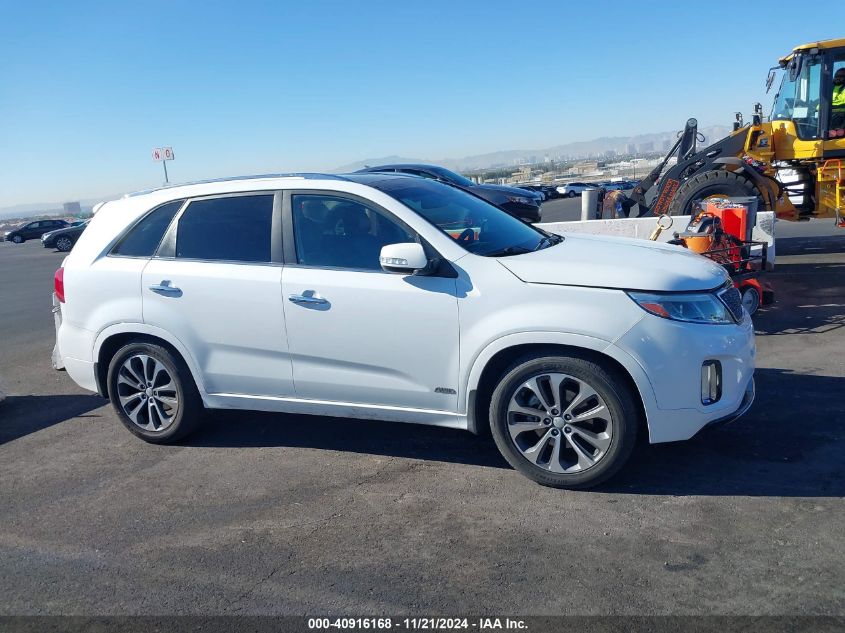 2014 Kia Sorento Sx V6 VIN: 5XYKWDA7XEG522890 Lot: 40916168