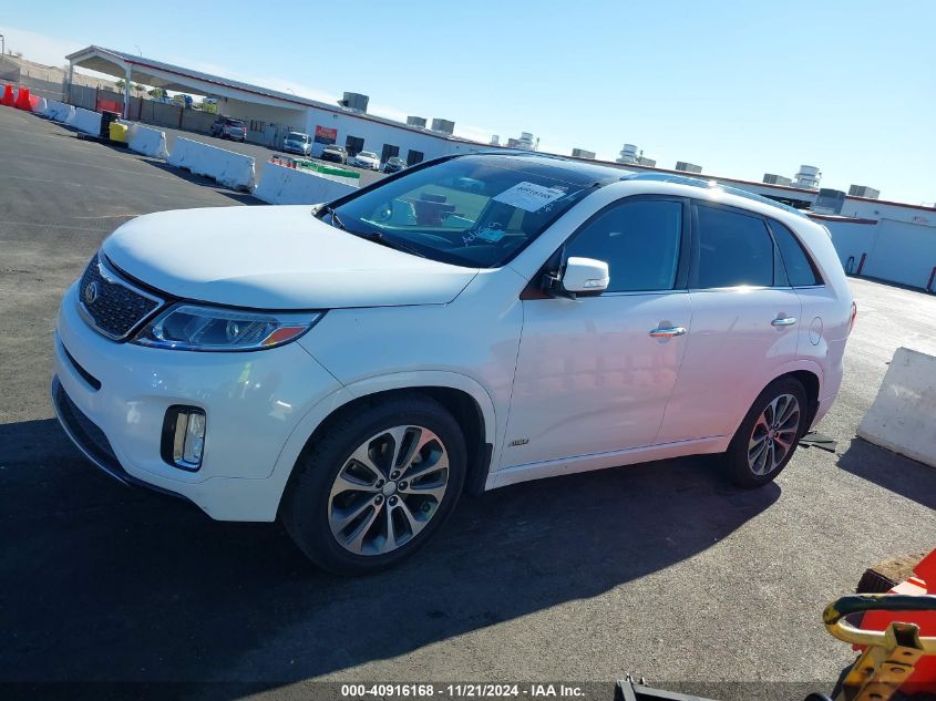 2014 Kia Sorento Sx V6 VIN: 5XYKWDA7XEG522890 Lot: 40916168