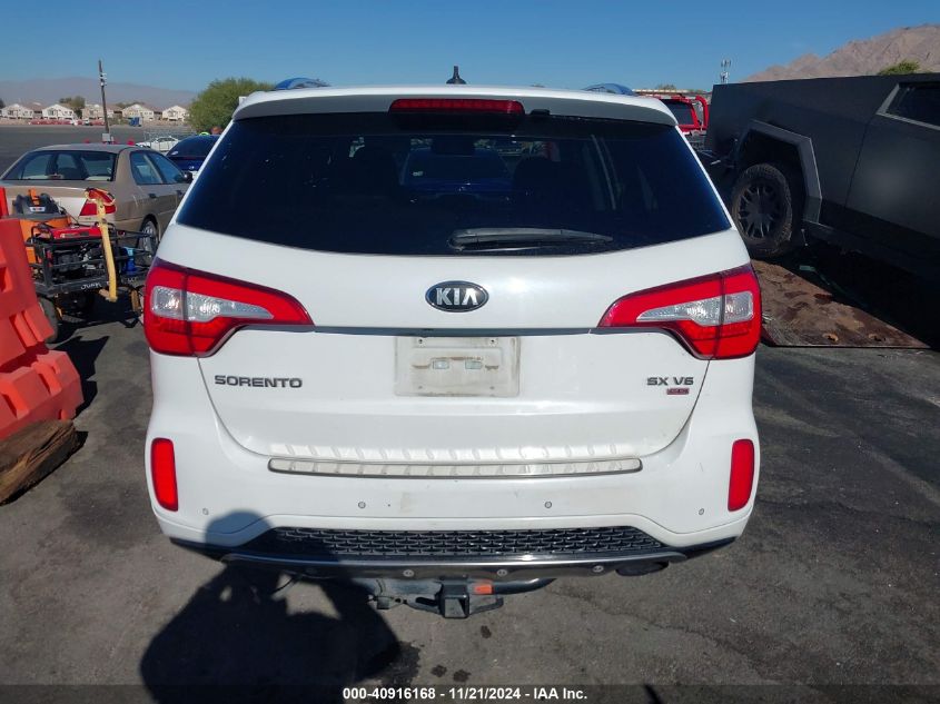 2014 Kia Sorento Sx V6 VIN: 5XYKWDA7XEG522890 Lot: 40916168