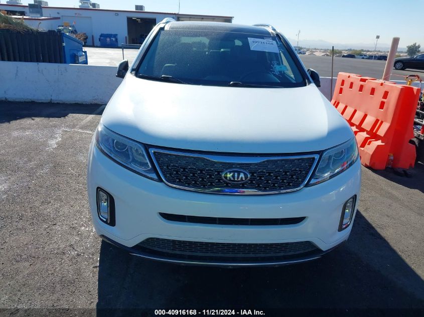 2014 Kia Sorento Sx V6 VIN: 5XYKWDA7XEG522890 Lot: 40916168