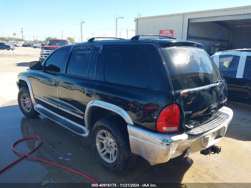 2003 Dodge Durango Slt Plus VIN: 1D4HS58N03F583569 Lot: 40916175