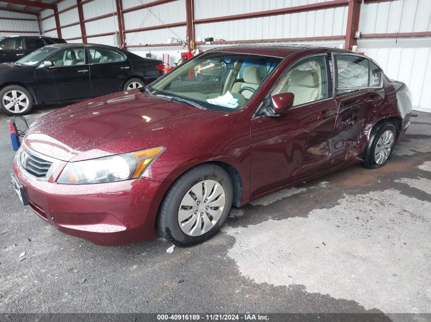 2010 Honda Accord 2.4 Lx VIN: 1HGCP2F30AA079477 Lot: 40916189