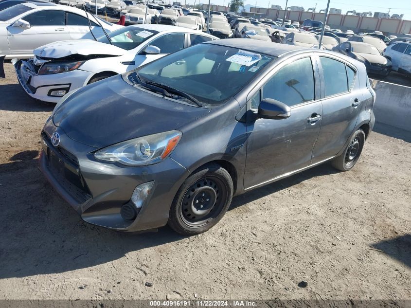 2015 Toyota Prius C Two VIN: JTDKDTB33F1587190 Lot: 40916191