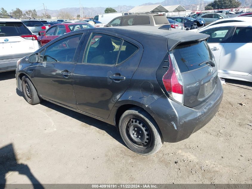 2015 Toyota Prius C Two VIN: JTDKDTB33F1587190 Lot: 40916191