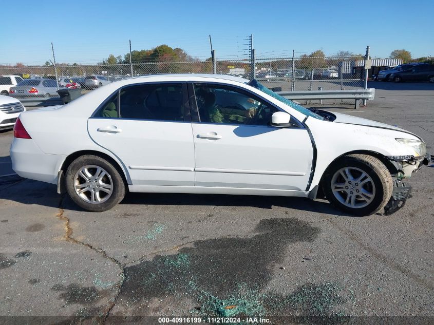 2007 Honda Accord 2.4 Se VIN: 1HGCM56397A020799 Lot: 40916199