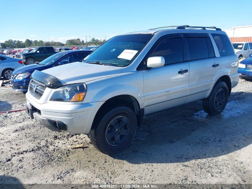 2003 Honda Pilot Ex-L VIN: 2HKYF18603H522036 Lot: 40916201