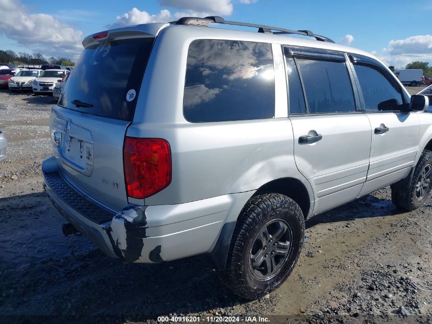 2003 Honda Pilot Ex-L VIN: 2HKYF18603H522036 Lot: 40916201