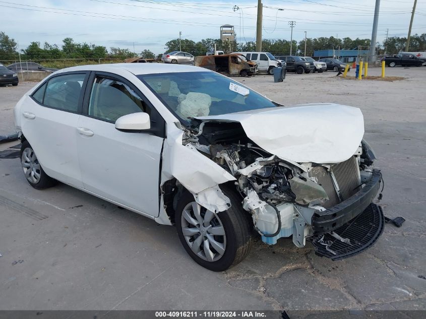 2016 TOYOTA COROLLA LE - 2T1BURHEXGC744528