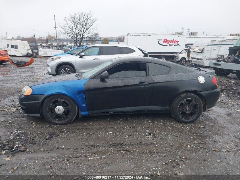 2003 Hyundai Tiburon VIN: KMHHM65DX3U060916 Lot: 40916217