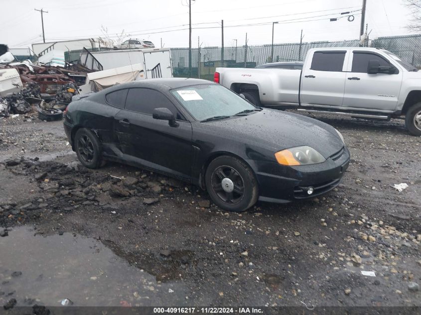 2003 Hyundai Tiburon VIN: KMHHM65DX3U060916 Lot: 40916217