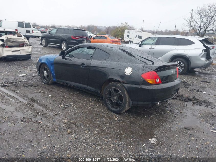 2003 Hyundai Tiburon VIN: KMHHM65DX3U060916 Lot: 40916217