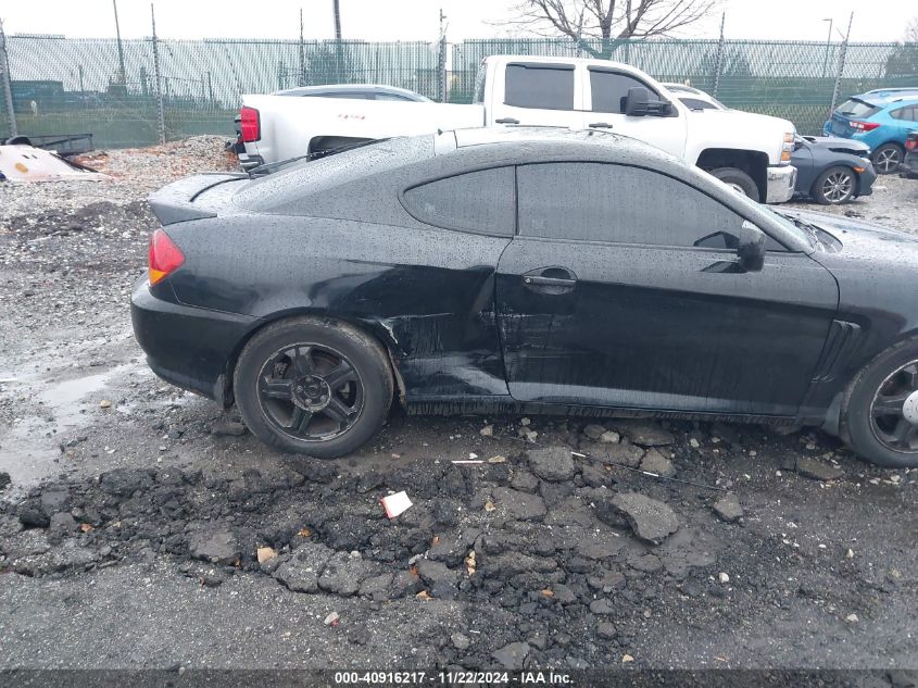 2003 Hyundai Tiburon VIN: KMHHM65DX3U060916 Lot: 40916217